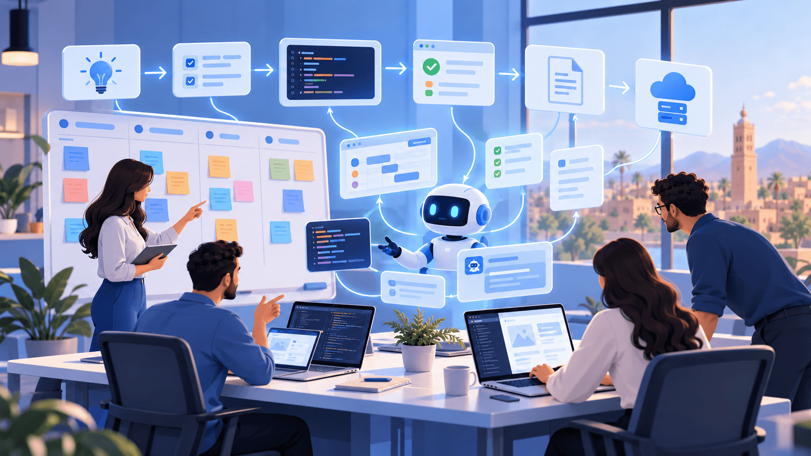 Comment une agence de développement web utilise l’IA pour accélérer ses sprints ?