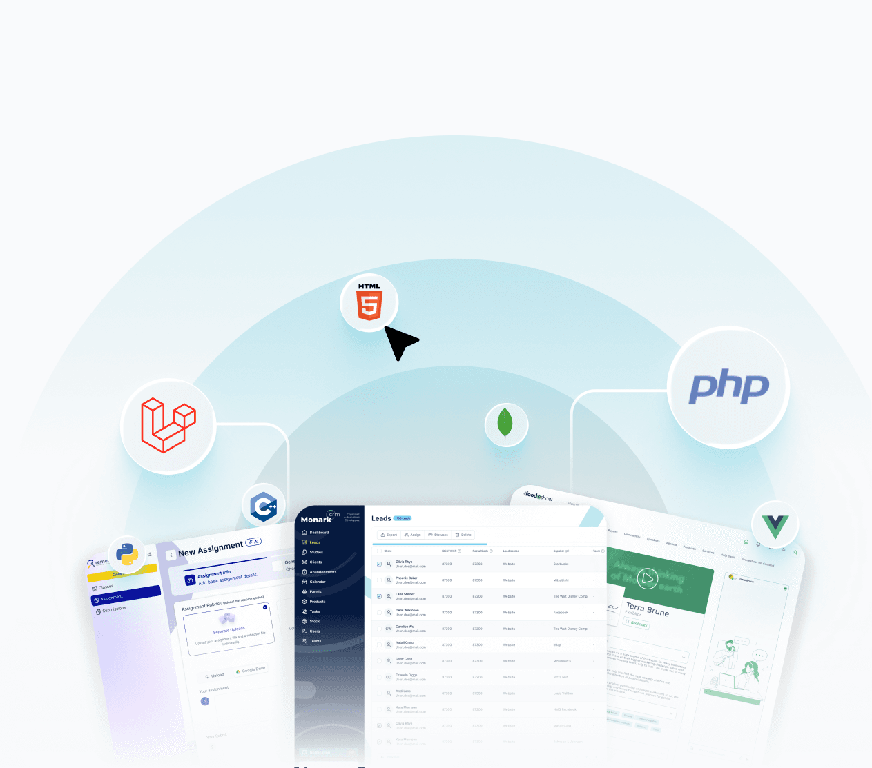 Applications web sur-mesure