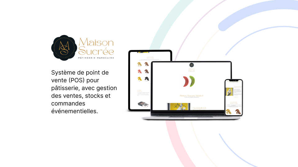 Maison Sucrée — نظام نقاط بيع (POS) لمخبز راقٍ